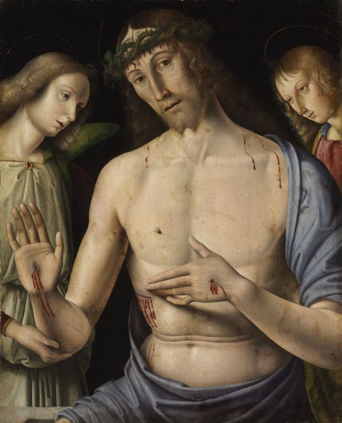 Giovanni Santi: Fájdalmas Krisztus 