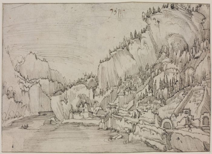 Albrecht Altdorfer: Sarmingstein látképe, 1511